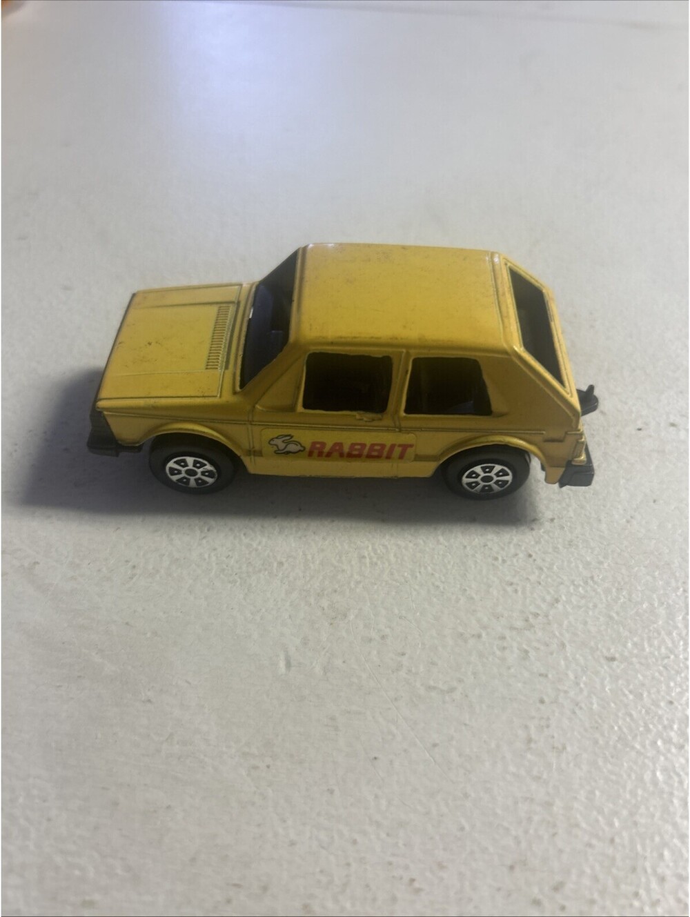 Vintage Tootsietoy Made in USA Volkswagen VW Rabbit  4” Collectible